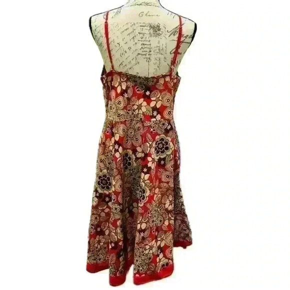 Jackpot Floral Women’s Midi Dress Size Medium - Picture 2 of 11